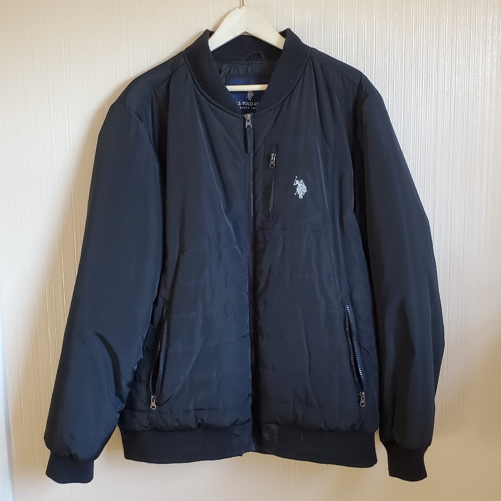 US Polo Assn. | Black Zipper Jacket